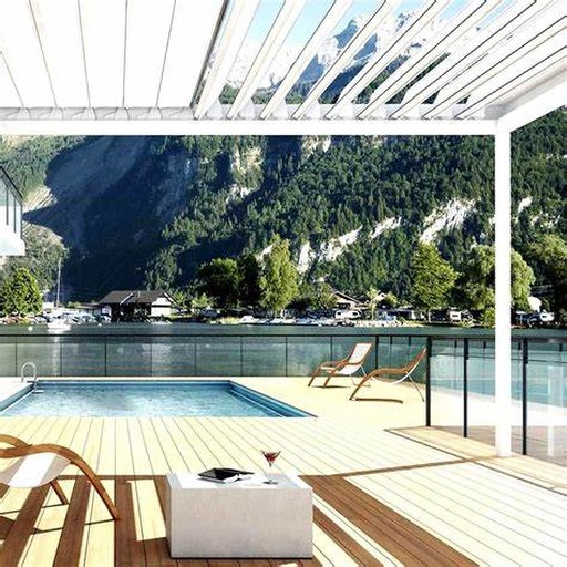 Bio Rolling Roof havuz başı uygulaması